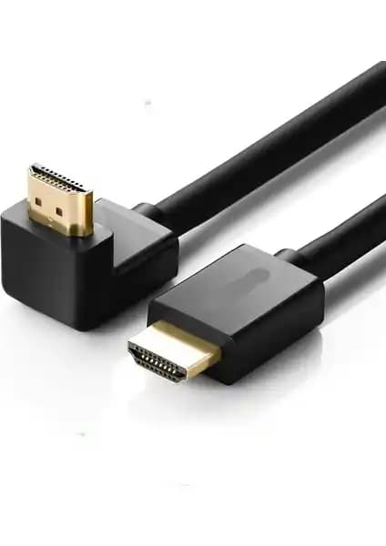Platoon HDMi Kablo 90 Derece 1.5 Metre Yüksek Kalite ve Dayanıklılık Sağlar