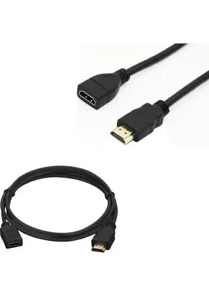 Powermaster HDMI Erkek-Dişi Uzatma Kablosu 30 cm ile Bağlantı Kolaylığı ve Dayanıklılık