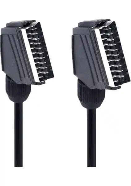 Powermaster Scart Kablo 1.2 Metre Yüksek Kalite Güvenilir Bağlantı Çözümü