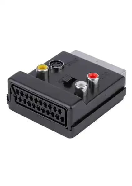 Swat Scart Dişi - Scart Erkek 3RCA Çevirici: Eski ve Yeni Cihazlar Arasında Bağlantı Çözümü