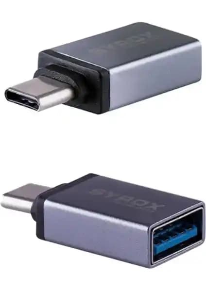 Syrox DT13-ZNG USB-3 Den Type-C Ye Dönüştürücü: Modern Bağlantı Çözümünüz
