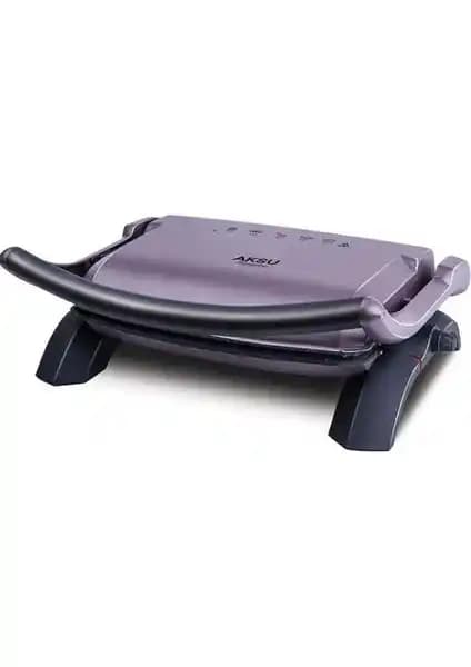 Aksu Tostadoy Granit Tost Makinesi: 6 Dilim Kapasiteli, Granit Kaplamalı ve 1800W Güçte