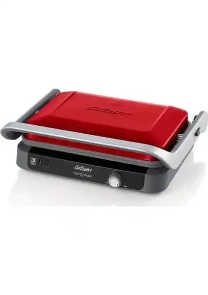 Arzum AR2027 Tostçu Delux: 1800 W Güçlü, Çift Taraflı Granit Kaplamalı Çok Amaçlı Tost Makinesi