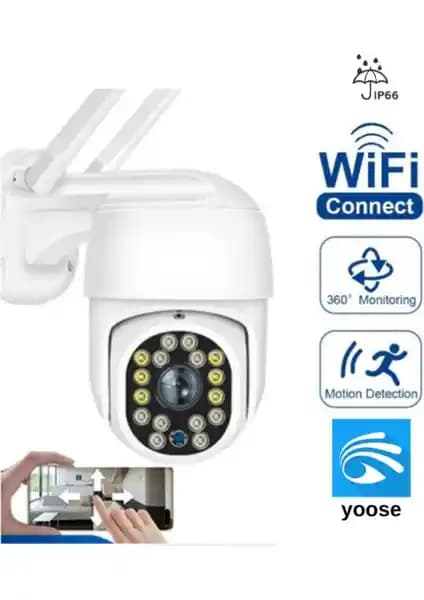 ATAsoft Blm-05 Kablosuz Wifi Kamera: Dış Mekan Güvenliği İçin 1080P Full HD Çözünürlük