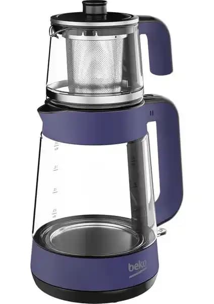 Beko CM 5964 W Mor 1900 W Cam Demlikli Çay Makinesi: Hızlı ve Estetik Çay Keyfi