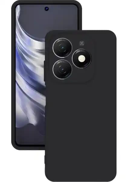 Eonaks Tecno Spark 20 Pro Kamera Korumalı Silikon Rubber Kılıf ile Dayanıklı Koruma