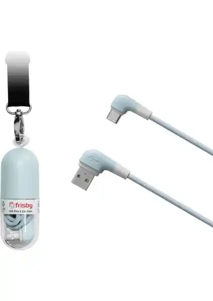 Frisby FA-7560TC Type-C 8Pin Lightning USB Data ve Şarj Kablosu 1.2m