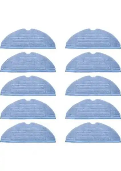 Gorgeous 10 Adet Mikrofiber Paspas Bezi Pedleri Xiaomi Roborock T7S ve S7 İçin