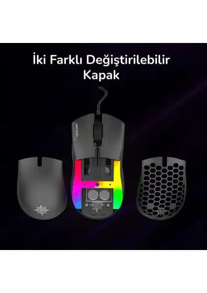 Inca IMG-GT20 RGB 6 LED 10000 DPI 7D Makro Tuşlu Profesyonel Gaming Mouse Özellikleri