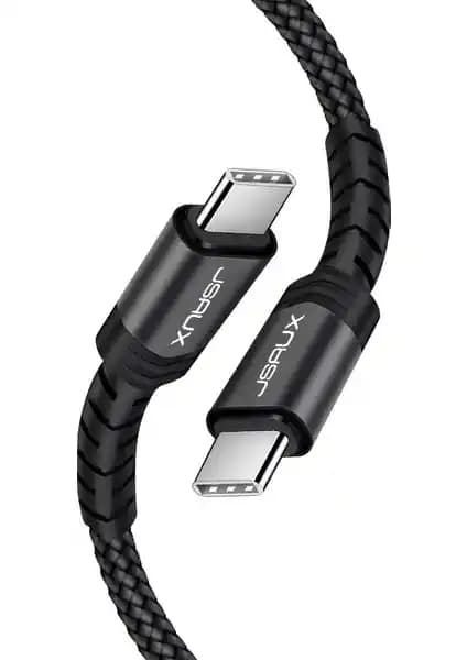 Jsaux 60W 100CM USB C To USB C Type-C Kablo ile Hızlı ve Dayanıklı Şarj Çözümü