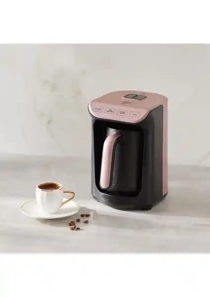 Karaca Hatır Köz Türk Kahve Makinesi Rosegold ile Geleneksel Kahve Keyfi Modern Teknolojide