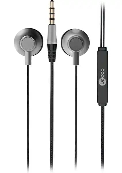 Lecoo EH101 Kablolu 3.5mm Jacklı Kulak İçi Mikrofonlu Kulaklık Siyah Özellikleri