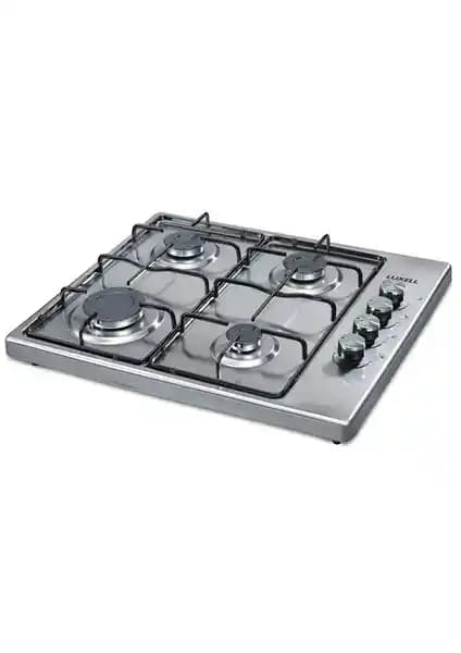 Luxell LX-420F Full Inox 4 Gözü Gazlı Setüstü Ocak - Dayanıklı ve Güvenli Tasarım