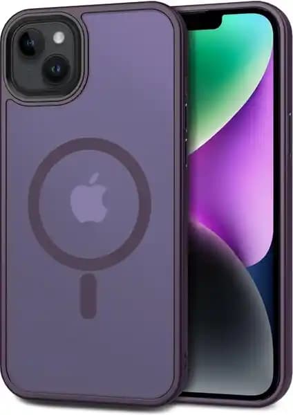 M.TK Moveteck iPhone 13 Mat Kılıf Magsafe ve Kablosuz Şarj Destekli Koruma