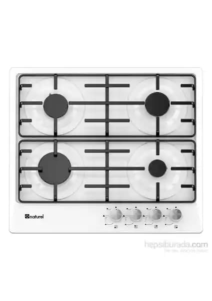 Naturel Omega Set Üstü LPG'li Emaye Ocak: Dayanıklı ve Güvenli 4 Gözlü Gazlı Ocak