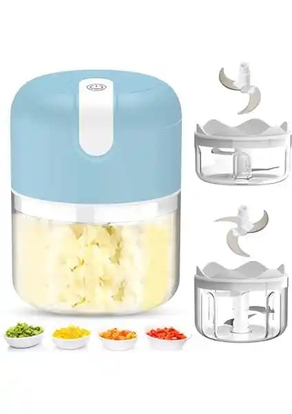 Nice Day Mini Gıda Doğrayıcı: Kompakt ve USB Şarjlı Elektrikli Sarımsak Kıyma Makinesi