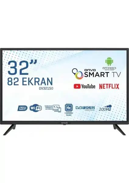 Onvo OV32150 32'' HD Ready Android Smart LED TV İncelemesi ve Özellikleri