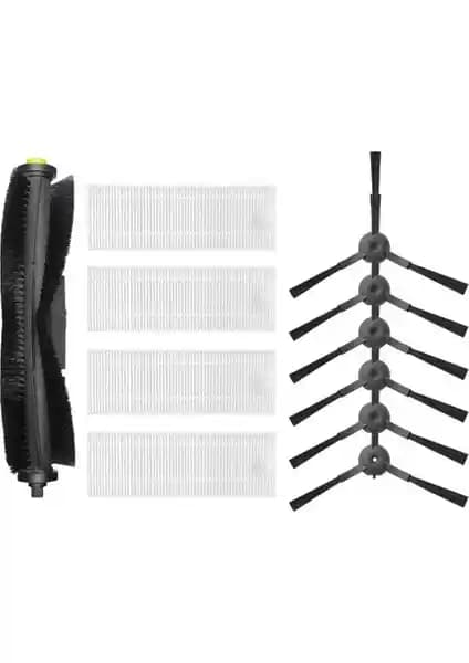 Smallterm Shuai Yan 360 Robot Süpürge Yedek Parça Seti S10 ve X100 Max Uyumlu