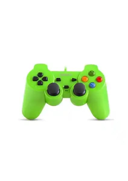 Snopy SG-302 Yeşil USB Kablolu Joypad: Ergonomik Tasarım ve Dayanıklı Oyun Kumandası