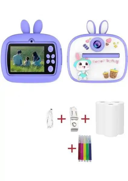 Torima CMR-18 Çocuk Dijital Fotoğraf Makinesi Termal Baskılı Anlık Fotoğraf Özellikli