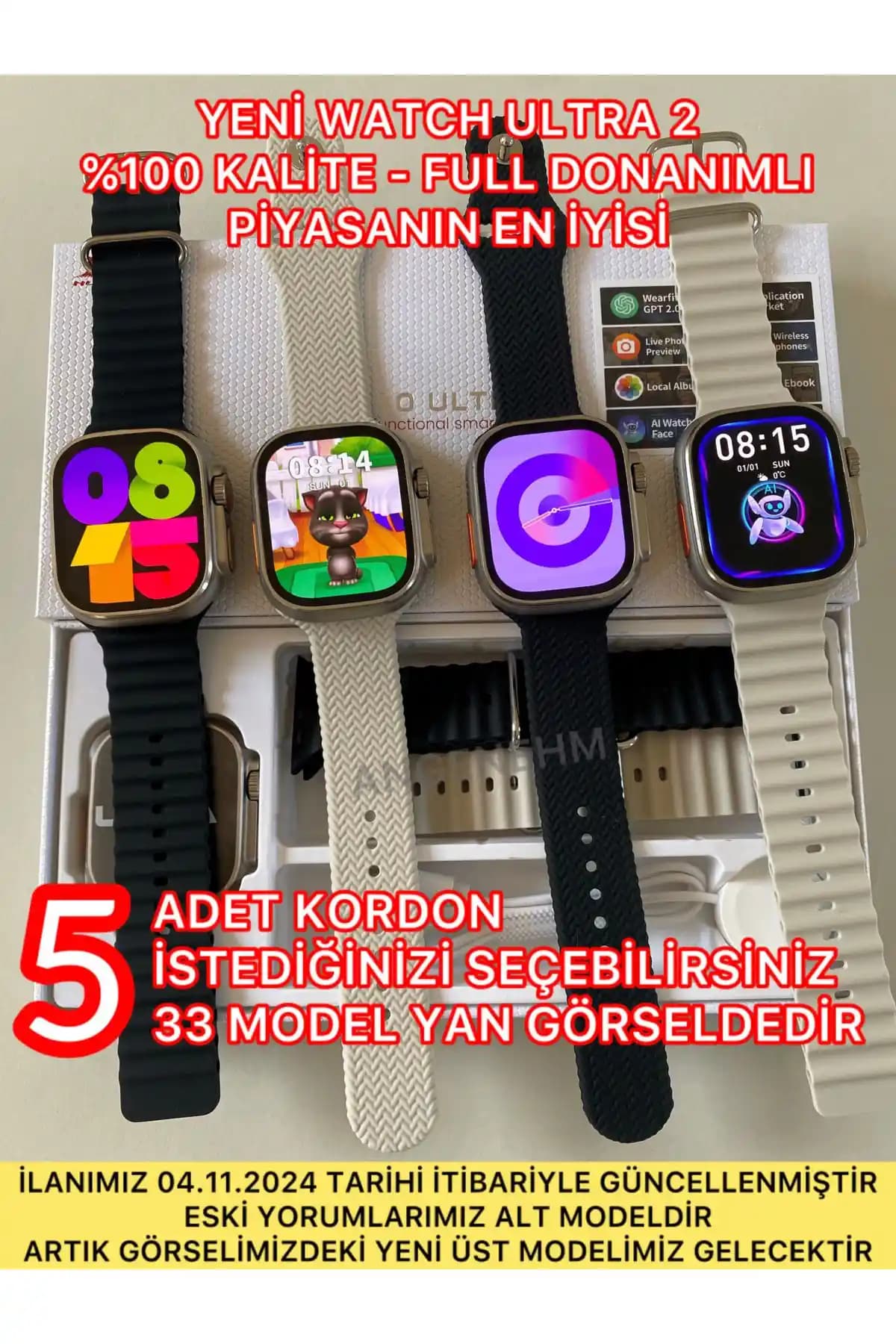 Angenehm Watch Ultra 2 ve Teknoloji Gelsin HK9 Ultra 2 Akıllı Saat Karşılaştırması