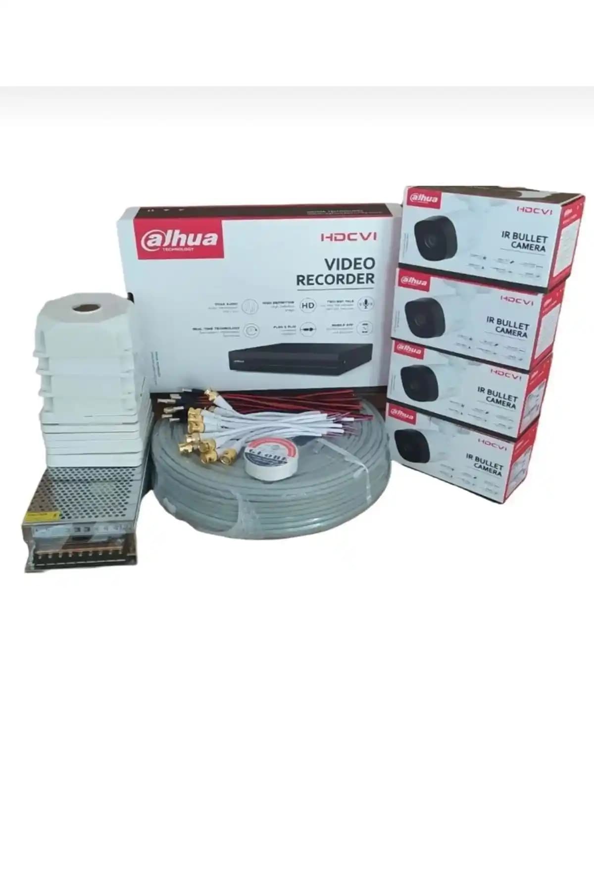 Dahua ve Hikvision 4 Kamera Güvenlik Setleri Karşılaştırması ve Özellikleri