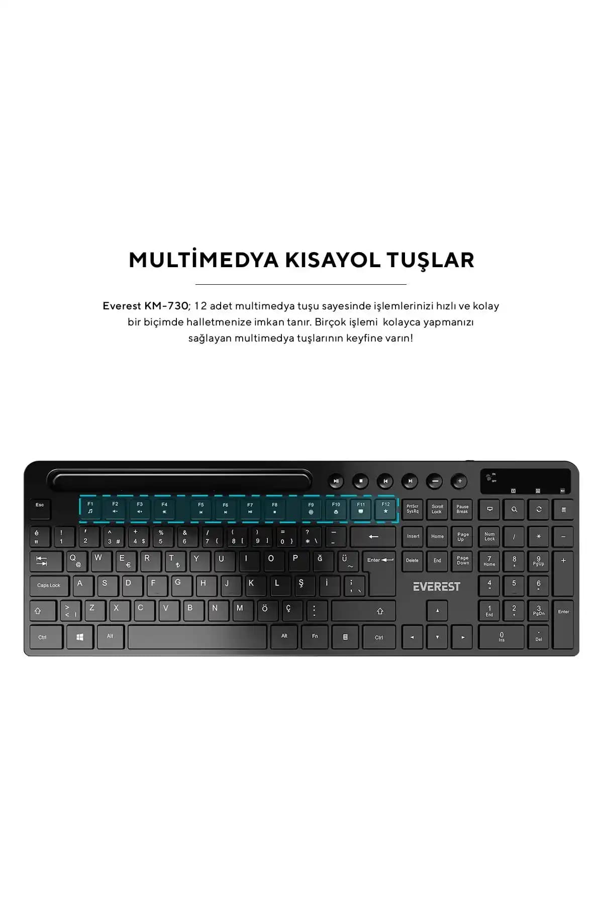 Everest KM-730 ve Logitech MK235 Kablosuz Klavye ve Mouse Setleri Karşılaştırması