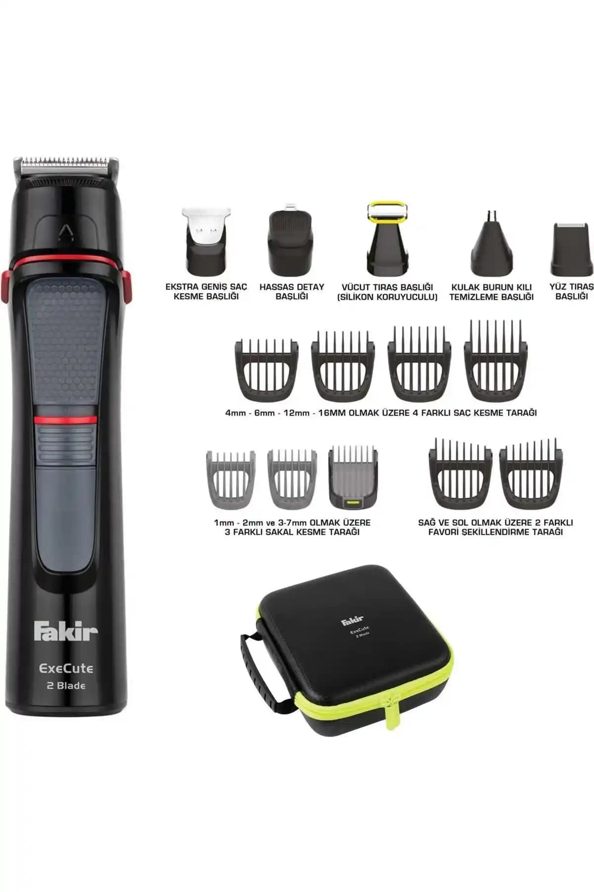 Fakir Execute 2 Blade ve Philips 13'ü 1 Arada Erkek Bakım Setleri Karşılaştırması