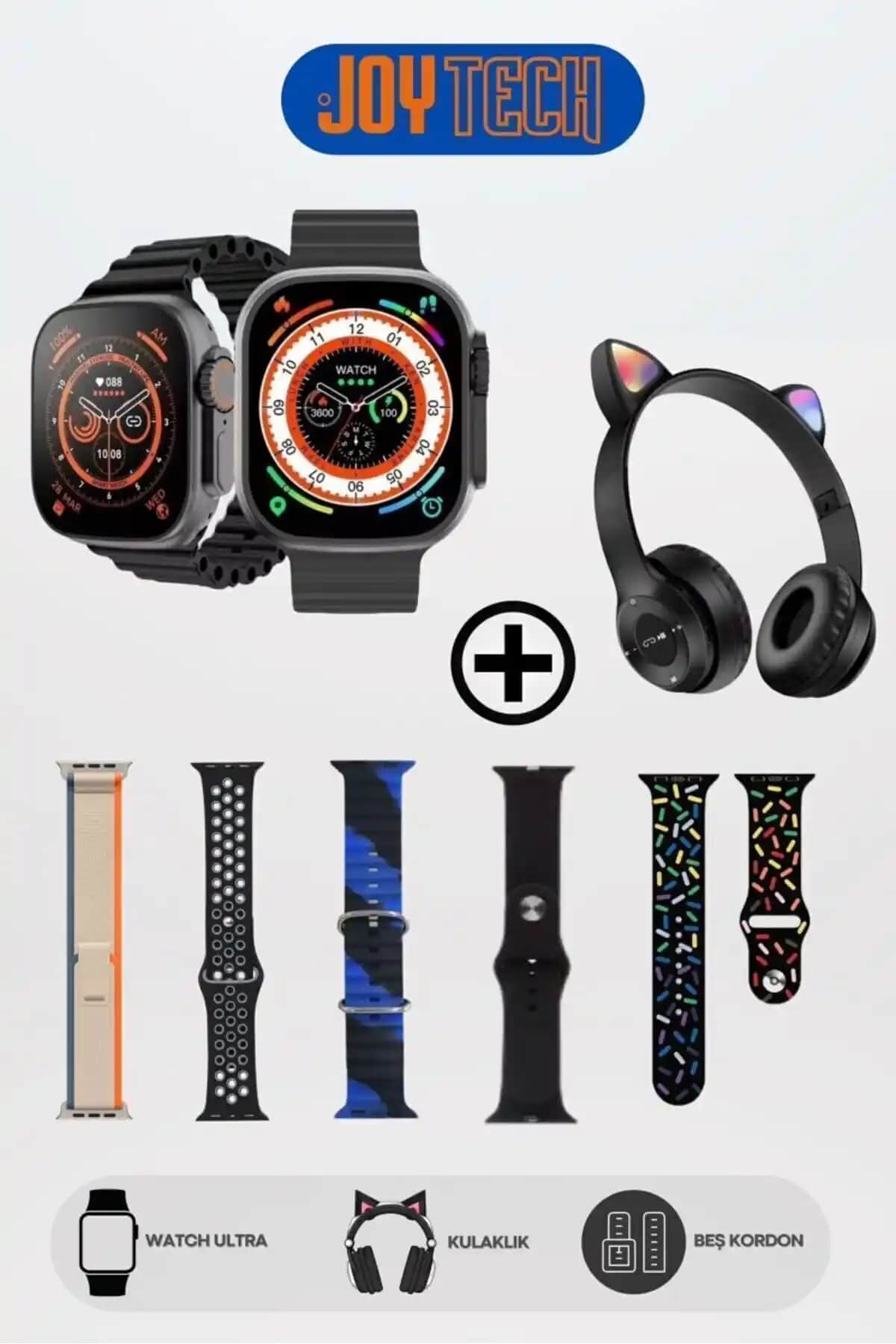 JOYTECH Tk-702 ve SMARTEST Ultra Akıllı Saatleri Karşılaştırması