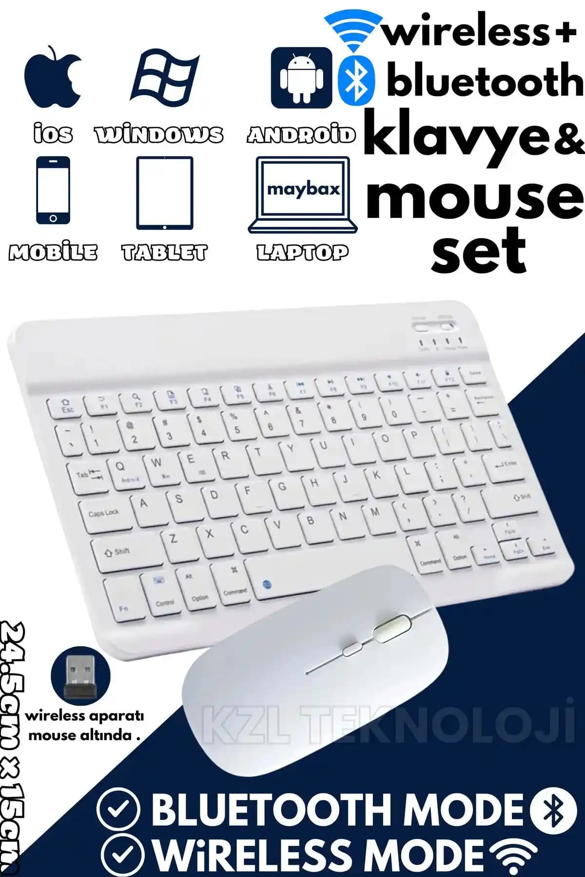 Lussoaksesuar Kingboss K-03 ve Torima TMK-05 Kablosuz Klavye Fare Setleri Karşılaştırması