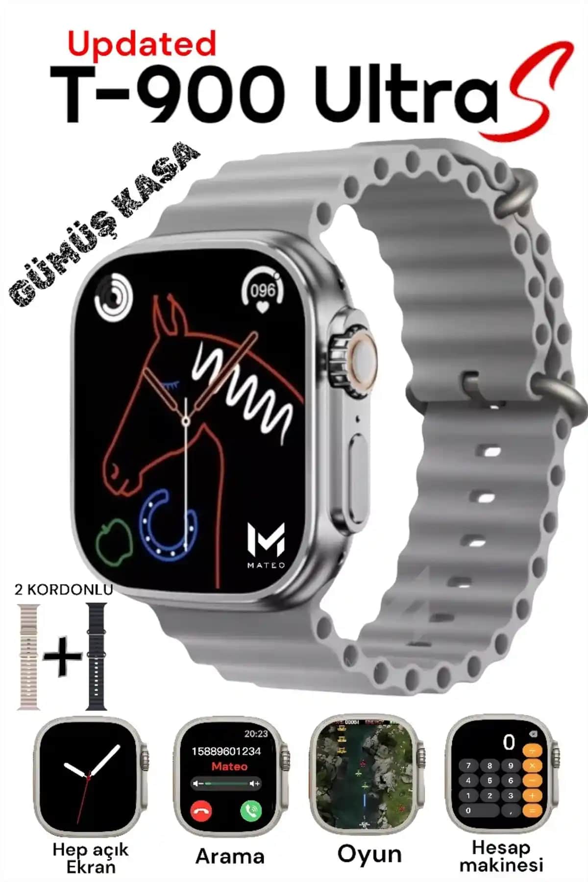 MATEO T900 ULTRA ve MATEO Watch 7 Akıllı Saatleri Karşılaştırması ve Özellikleri