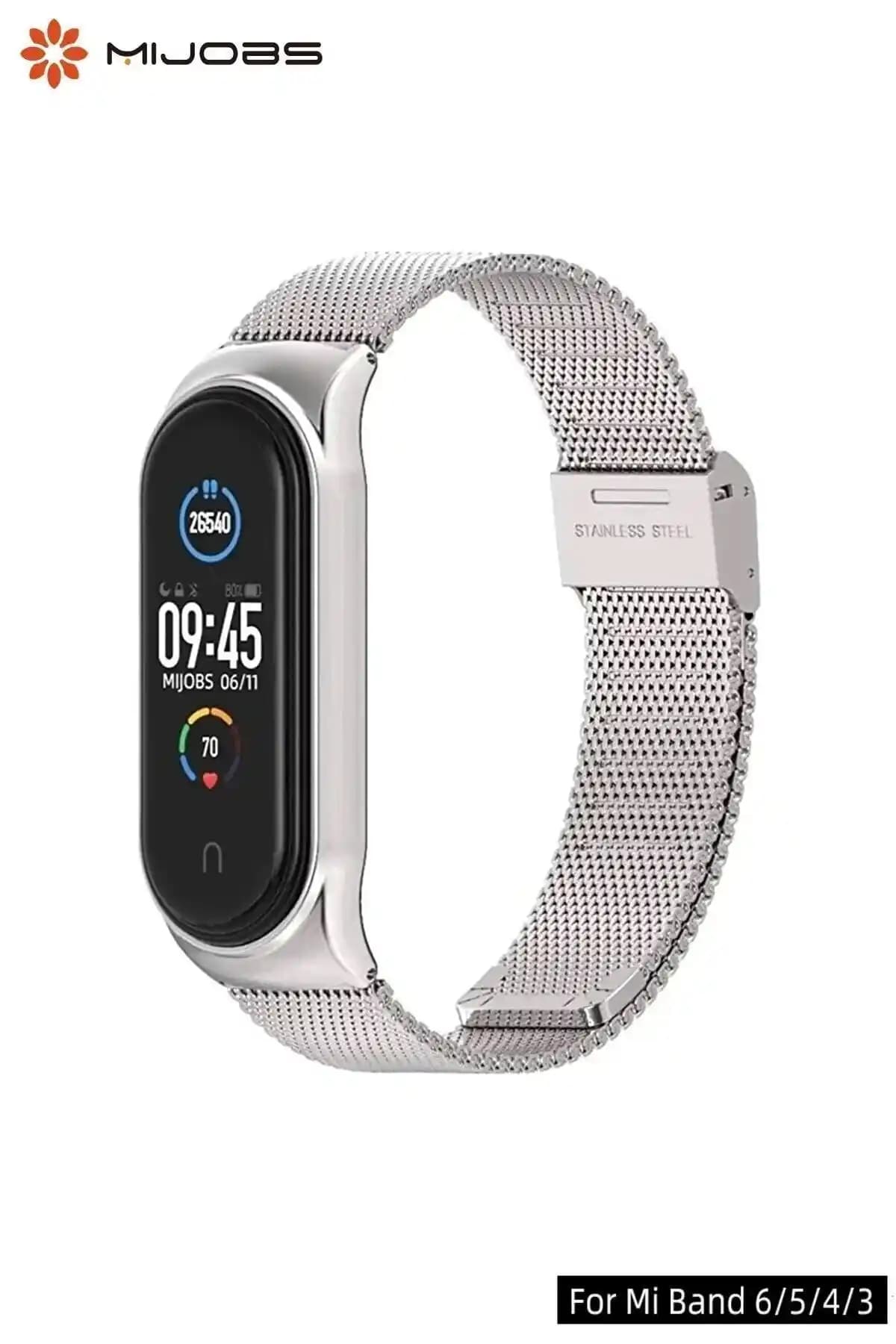 Mi Band 3-6 Uyumlu Metal Hasır ve Silikon Kordon Karşılaştırması