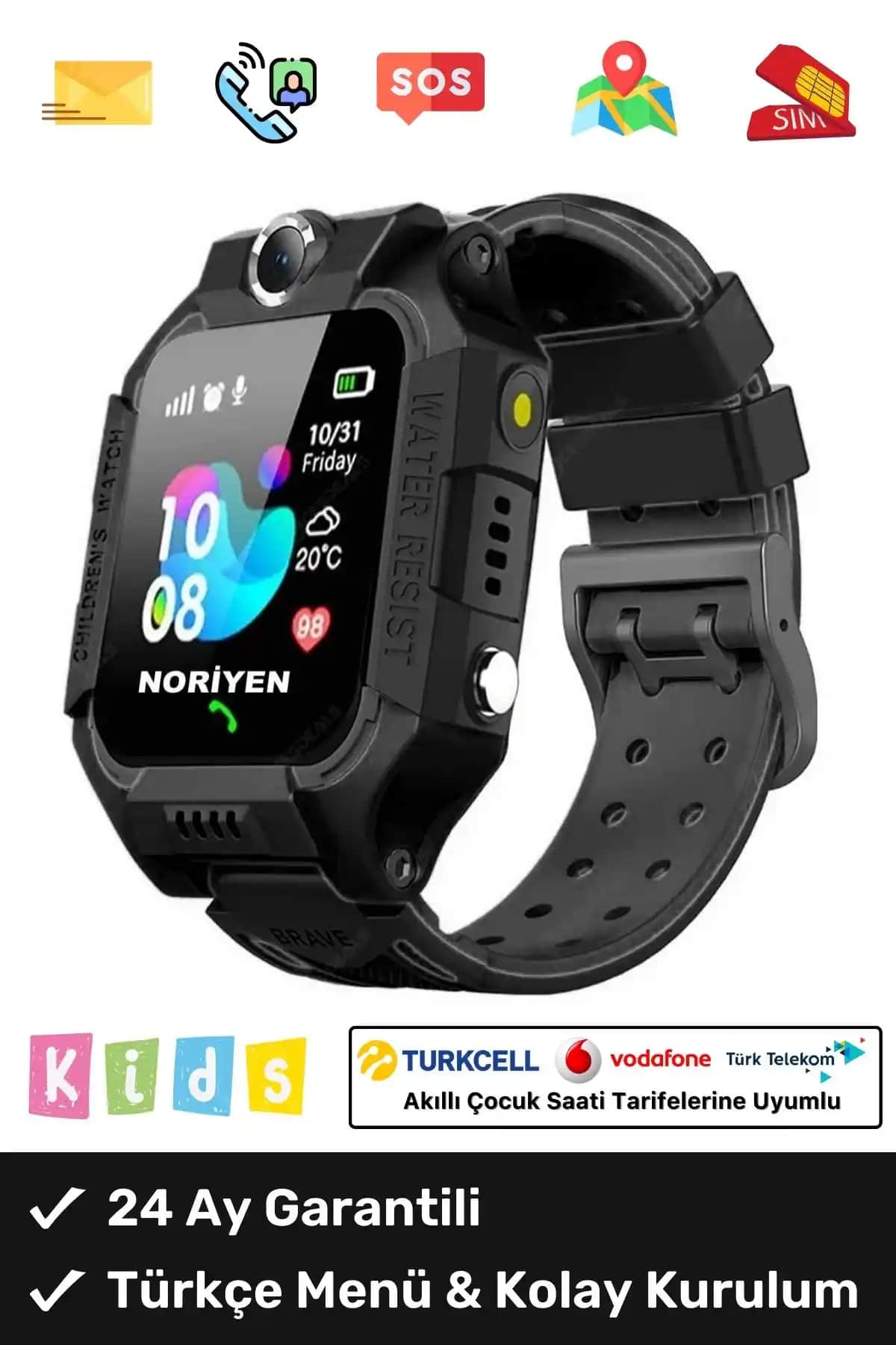 Noriyen Çocuklar İçin Akıllı Saat ile Xiaomi Redmi Watch 3 Active Karşılaştırması
