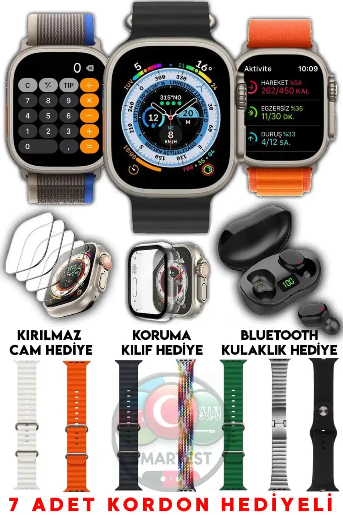 SMARTEST Akıllı Saatler Karşılaştırması: 49mm Ultra ve Watch Ultra+ Özellikleri