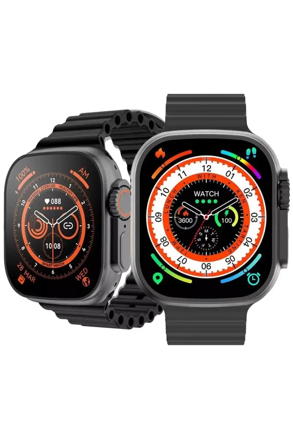 SMARTEST Watch 8 Ultra ve TECHNOMEN Y80 Akıllı Saat Karşılaştırması