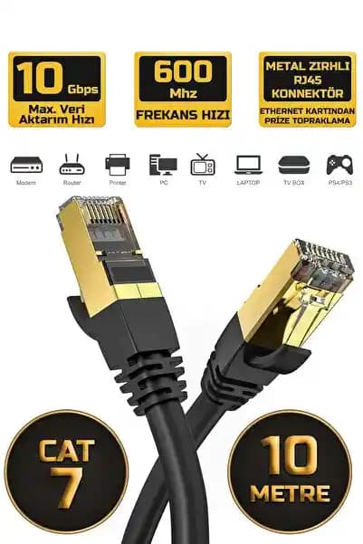 10 Metre Ethernet Kablosu: Güvenilir ve Hızlı Bağlantı Çözümü
