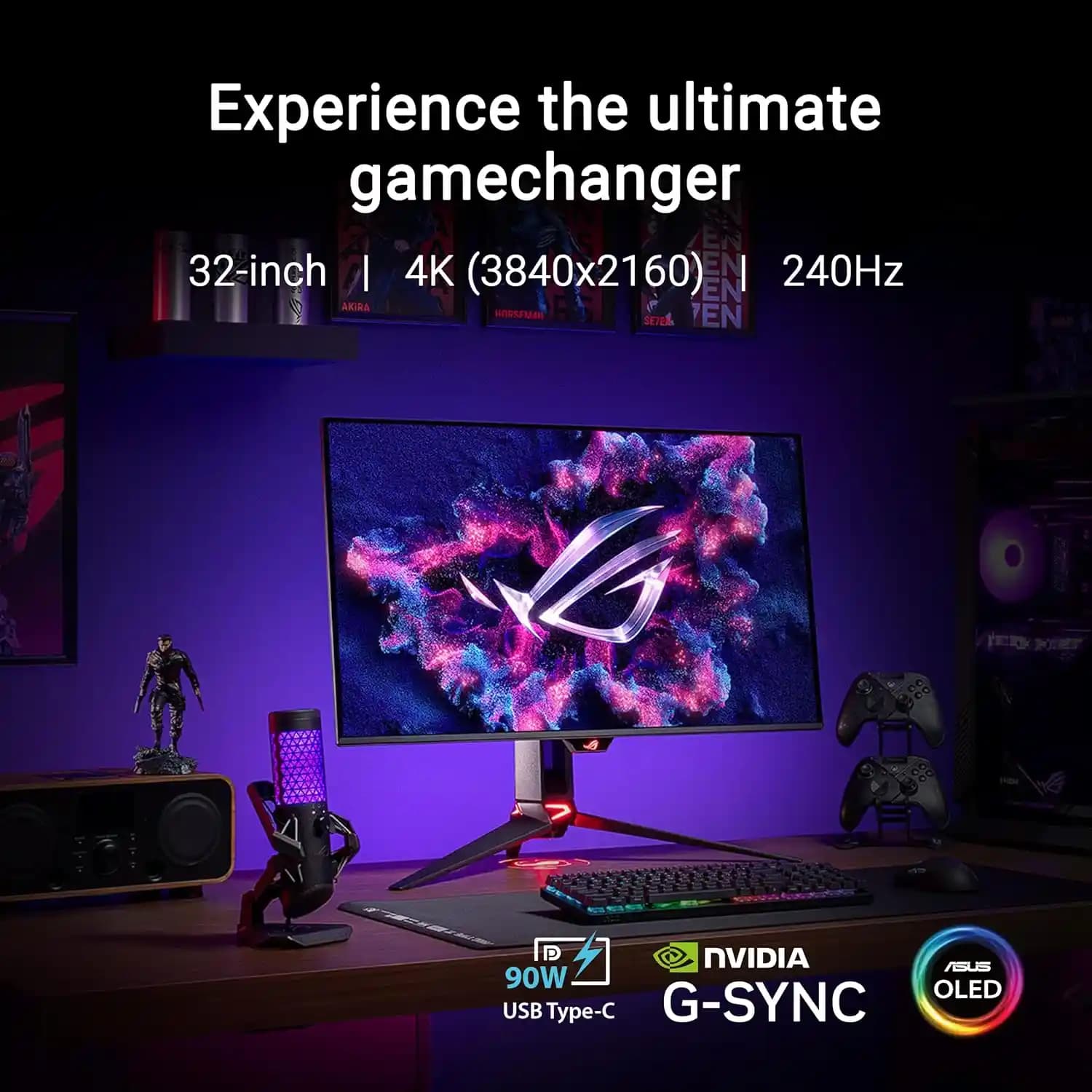 ROG Swift OLED PG32UCDM: Yüksek Performanslı 32 İnç 4K OLED Oyun ve İçerik Monitörü