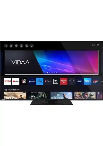 Toshiba 55QV3F63DT Televizyonu: Geniş Ekran ve Modern Tasarım Özellikleri