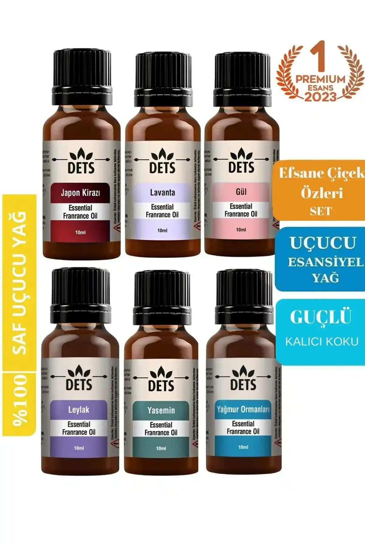 Butfulake Doğal Aromaterapi Seti: 6'lı Uçucu Yağlarla Rahatlatıcı Atmosfer