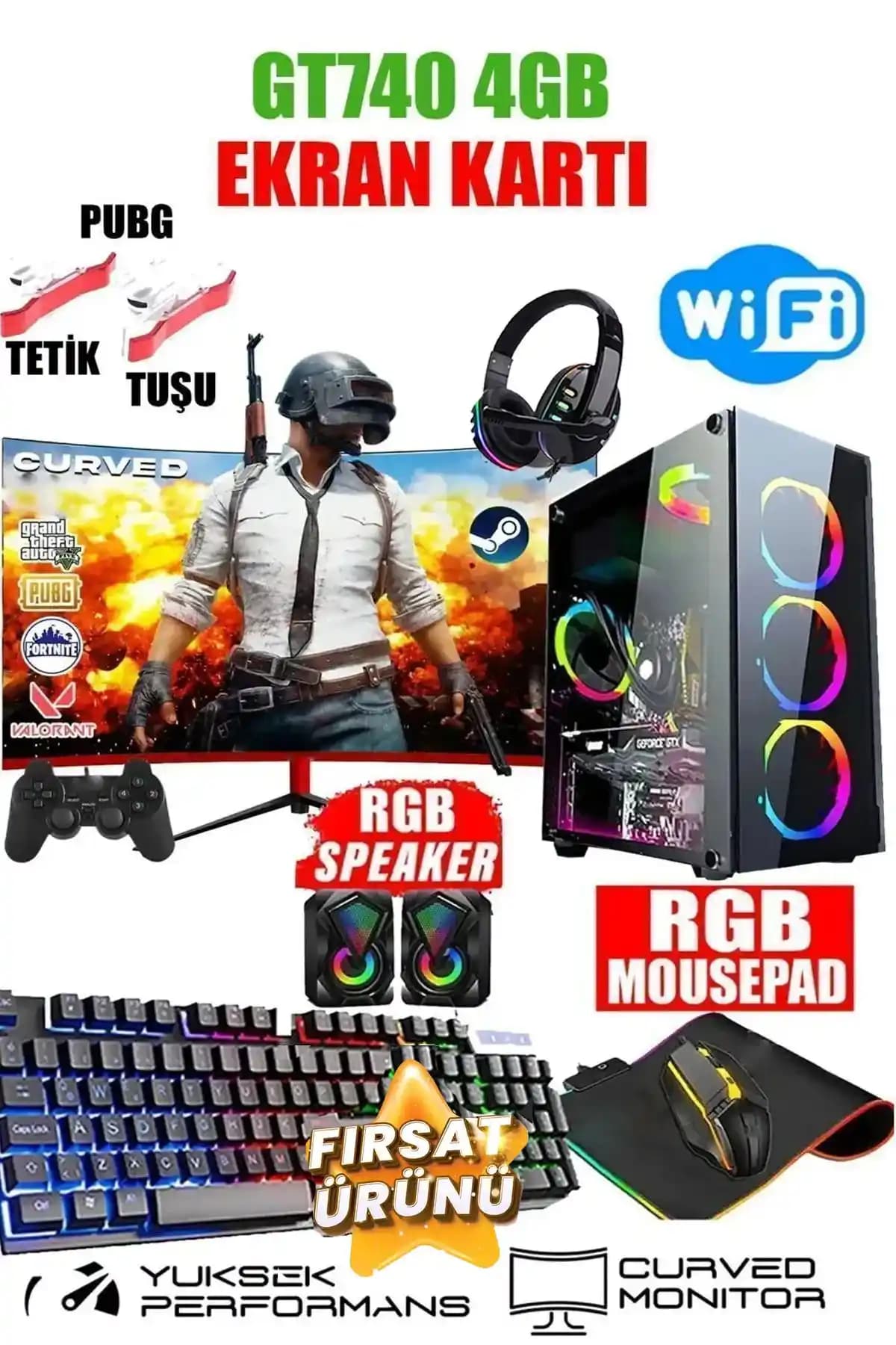 DMC N290 Masaüstü Bilgisayar GTA 5 ve Çok Yönlü Kullanım İçin Güçlü Performans