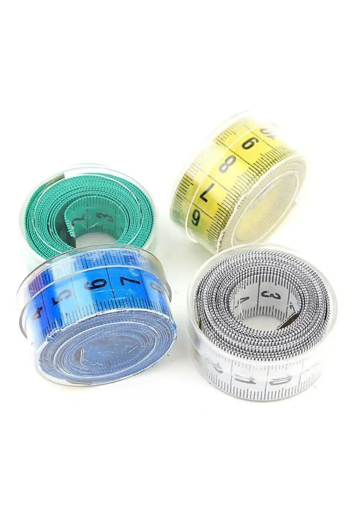 KRC TEKSTİL Kutulu Mezura: Hassas ve Dayanıklı Dikiş ve El Sanatları Ölçüm Aracı