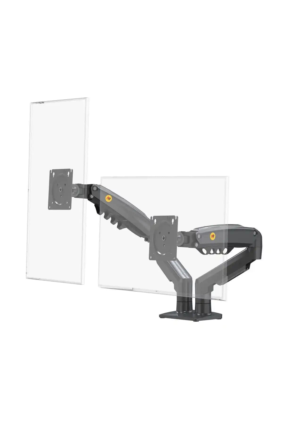 North Bayou NB F160 Çok Fonksiyonlu Monitör Standı 17-27 İnç Ekranlar İçin Ergonomik Çözüm