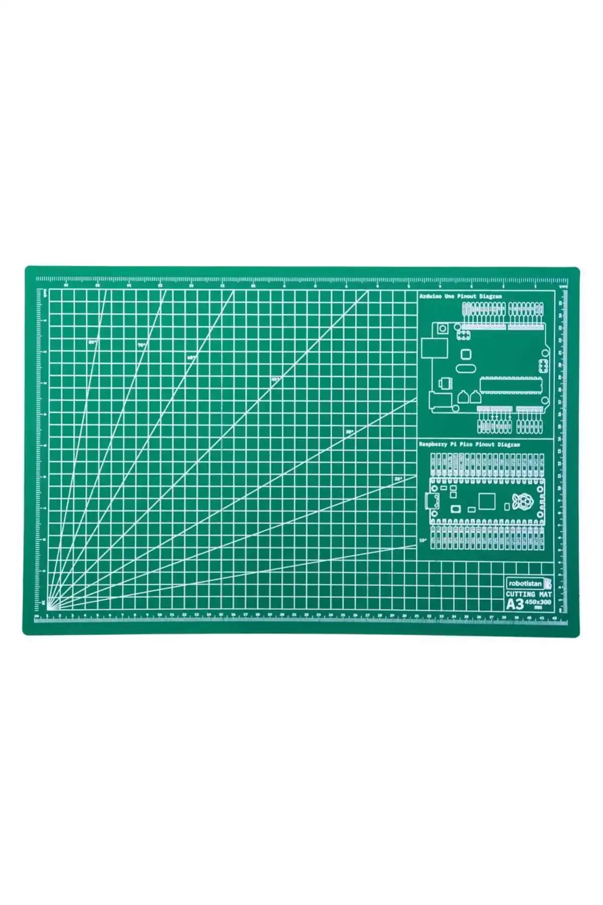 Robotistan Kesme Matı A3: Elektronik ve Model Çalışmaları İçin Dayanıklı ve Hassas Kesim Aracı