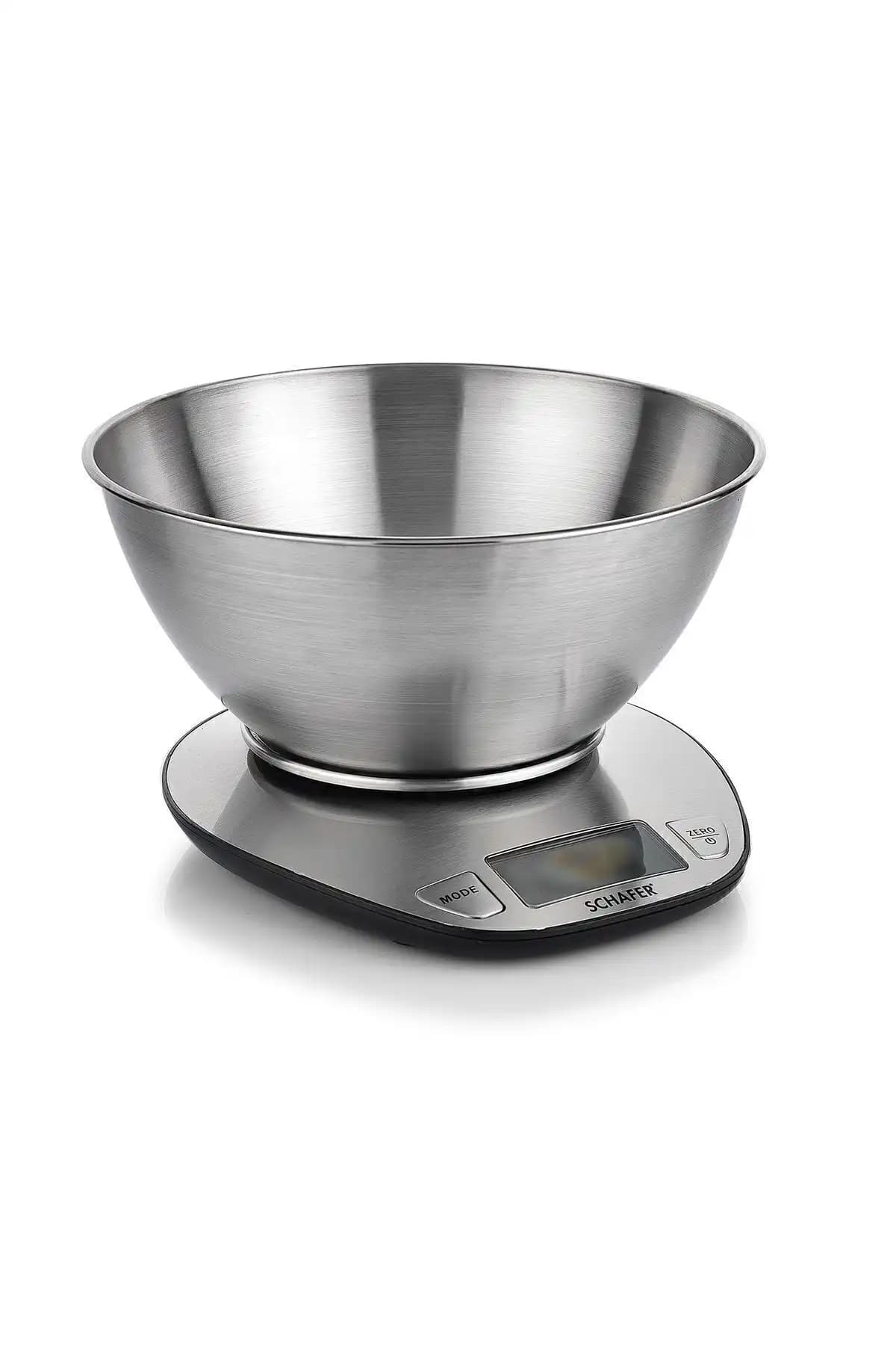 Schafer Emma Mutfak Tartısı-ınox: Dayanıklı, Şık ve Hassas Dijital Mutfak Tartısı