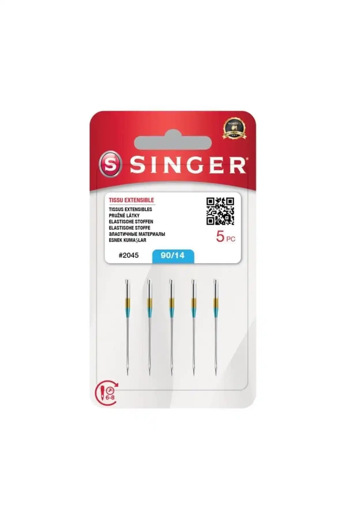 SINGER Dikiş Makinesi Iğnesi 2045-90/14 Numara Türkiye Menşeli Yüksek Kalite