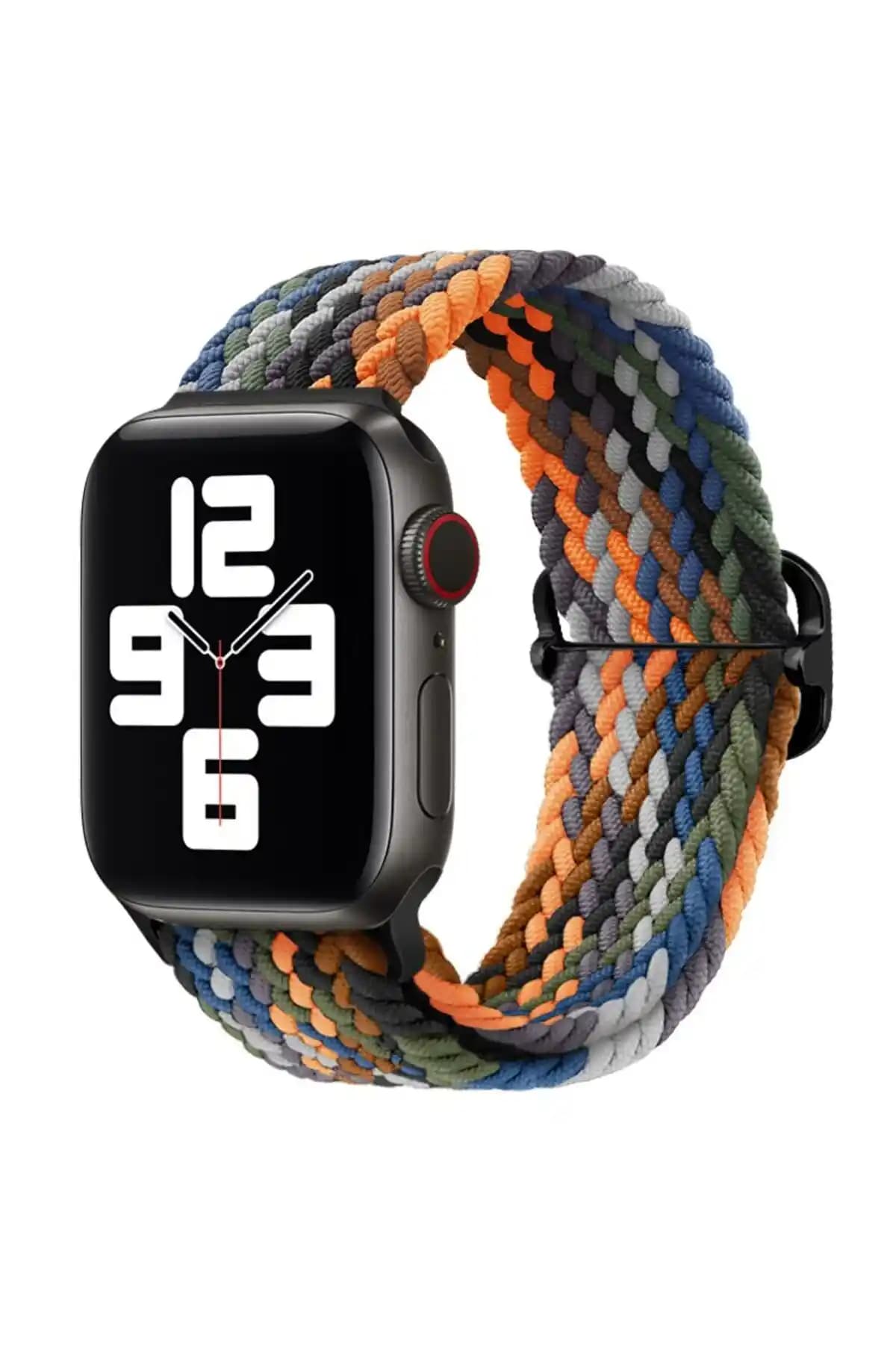 UnDePlus Apple Watch 42/44/45/46/49mm Örgü Kordon Şıklık ve Konfor Sunar