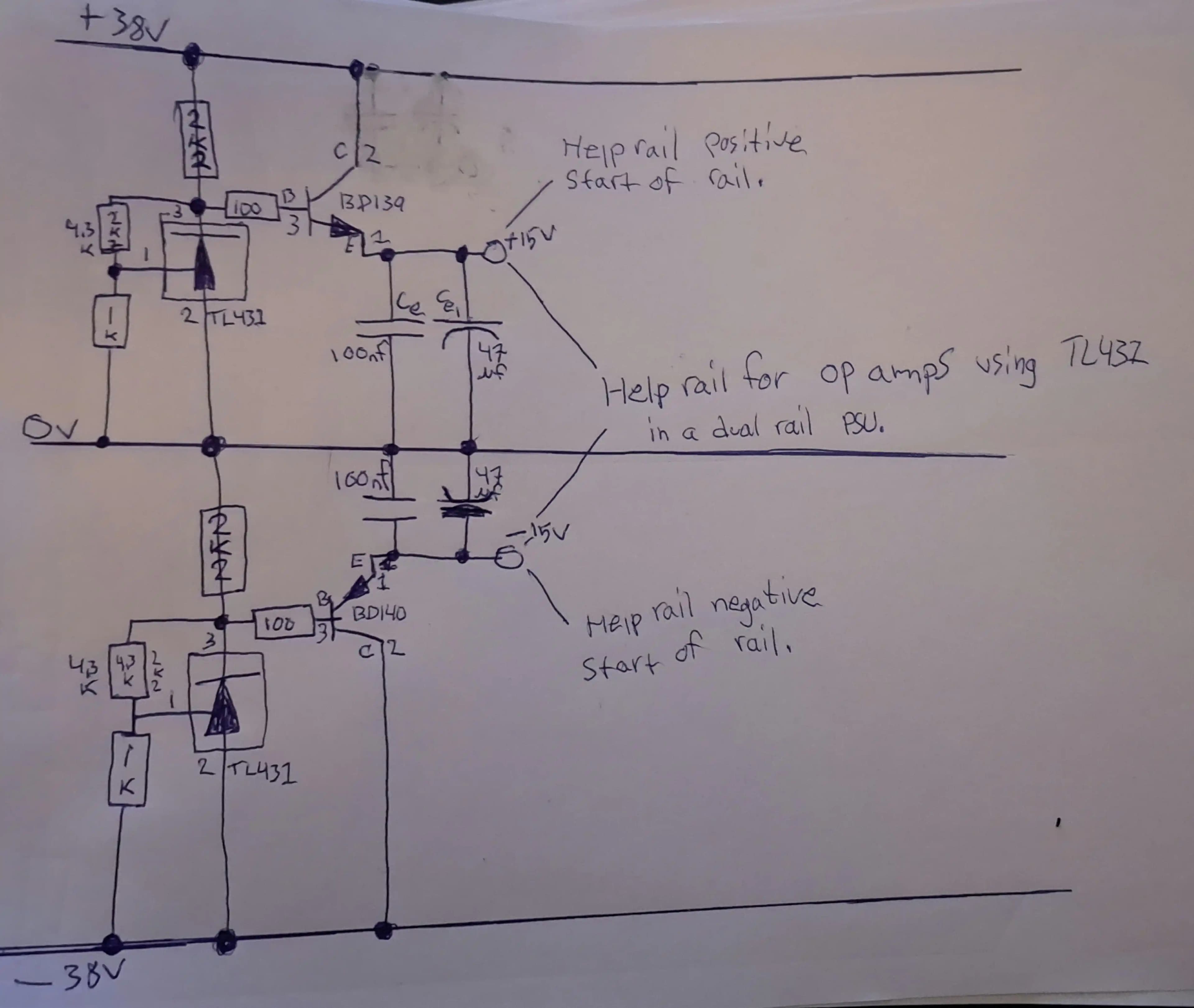 ±15V Yardımcı Ray Tasarımında TL431 ve Transistör Kullanımı ile Regülasyon Teknikleri