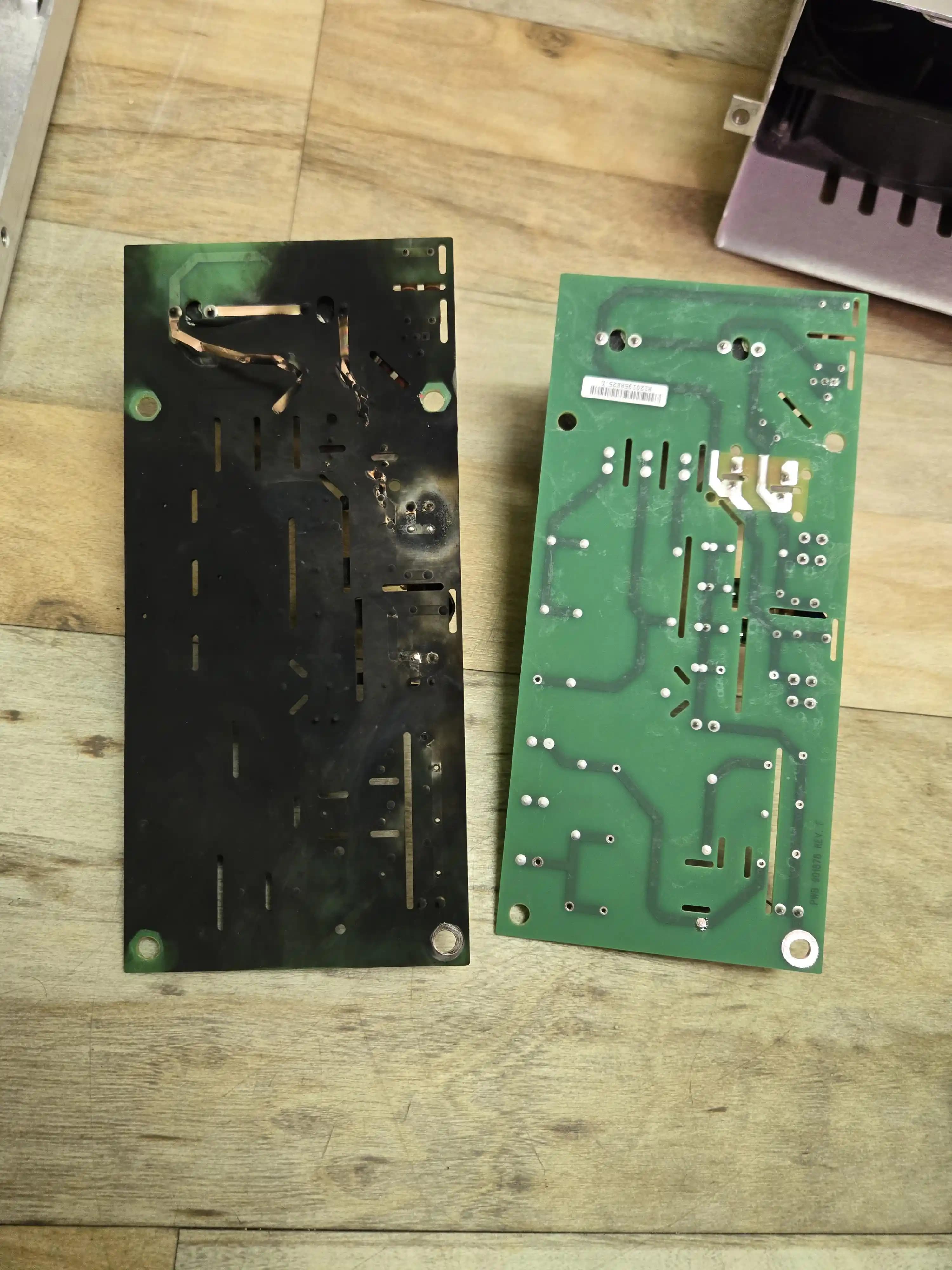 480 Volt 3 Fazlı Güç Kaynağında PCB İzlerinin Yanması ve Elektriksel Arızalar