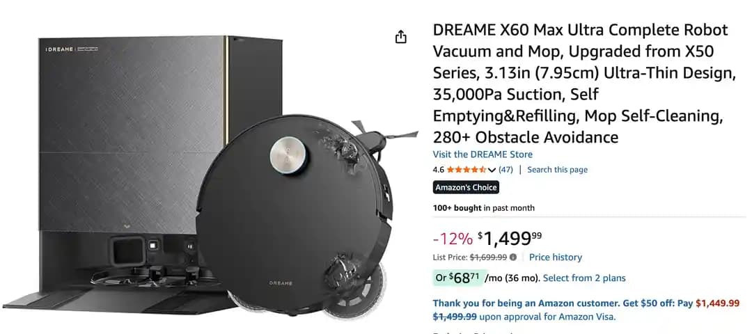 Dreame X60 Max Ultra Complete ve Roborock Saros 20 Robot Süpürge Karşılaştırması ve Değerlendirmesi