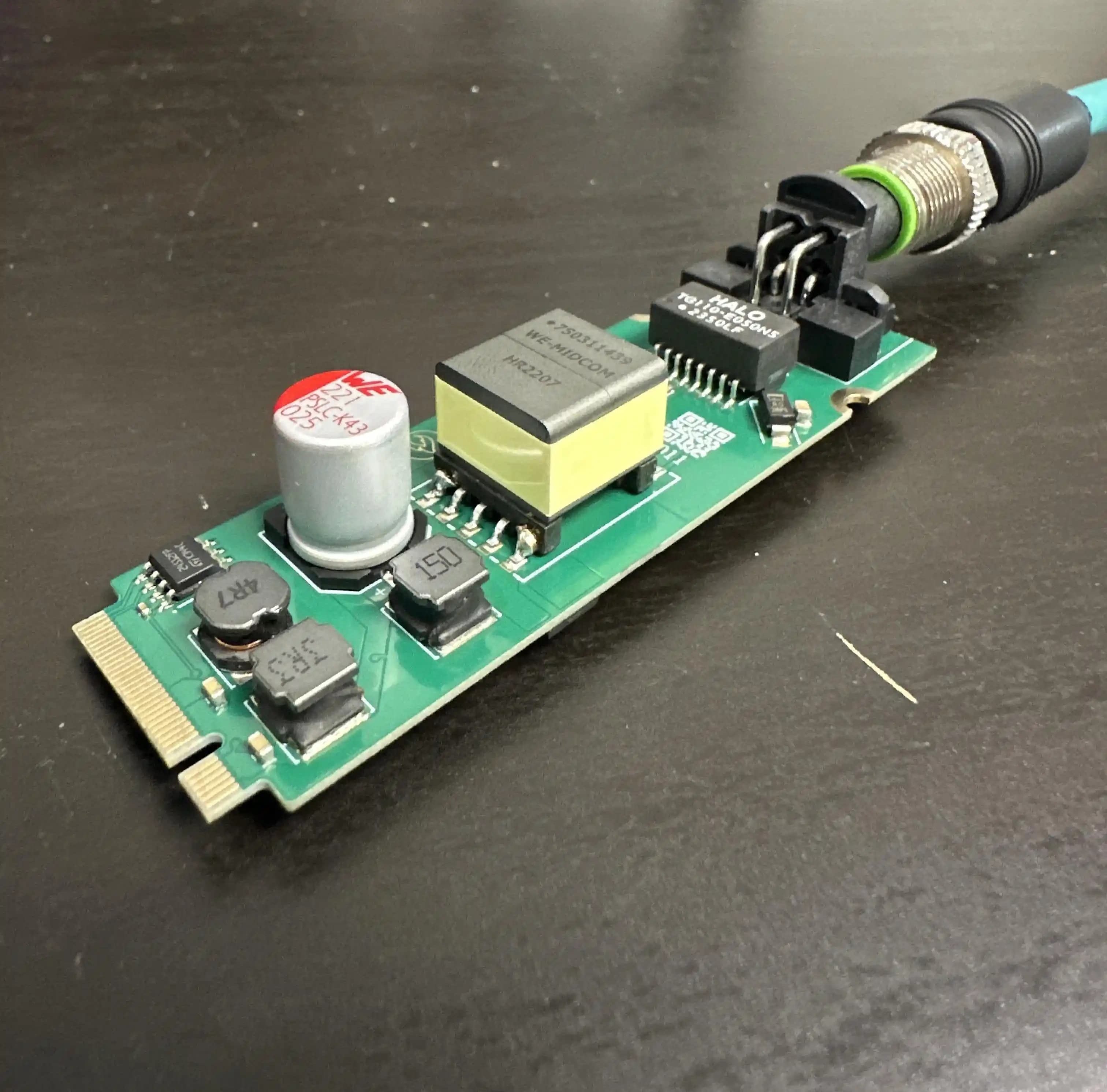 PoE+ M12 M.2 Güç Dağıtımı PCB: Endüstriyel Uygulamalar İçin Modüler ve Dayanıklı Çözüm